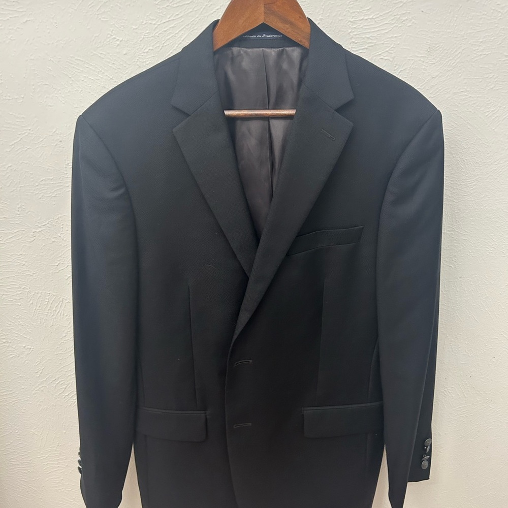 Hart Schaffner Marx Black Suit Jacket